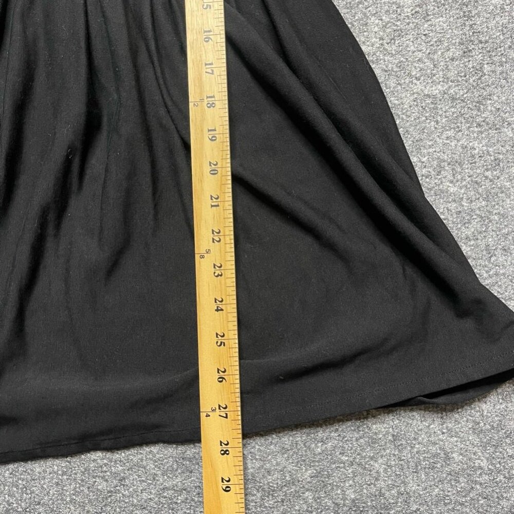 Talulah Womens A Line Dress Black Pleated Mini V Neck Sleeveless Lace XS - Picture 7 of 8